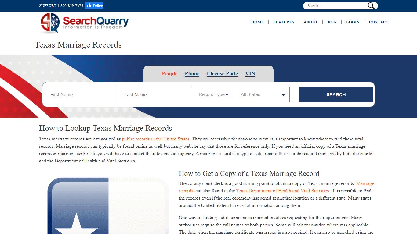 Texas Marriage Records | Enter a Name to View Marriage Records